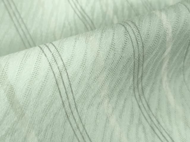 平和屋本店■極上　道中着　スリーシーズン　春夏秋　塵除け　ロング丈　市松　よろけ縞紋紗　反端付き　逸品　未使用　DZAA5366kh5 平和屋本店□極上 道中着 スリーシーズン 春夏秋 塵除け ロング丈 市松