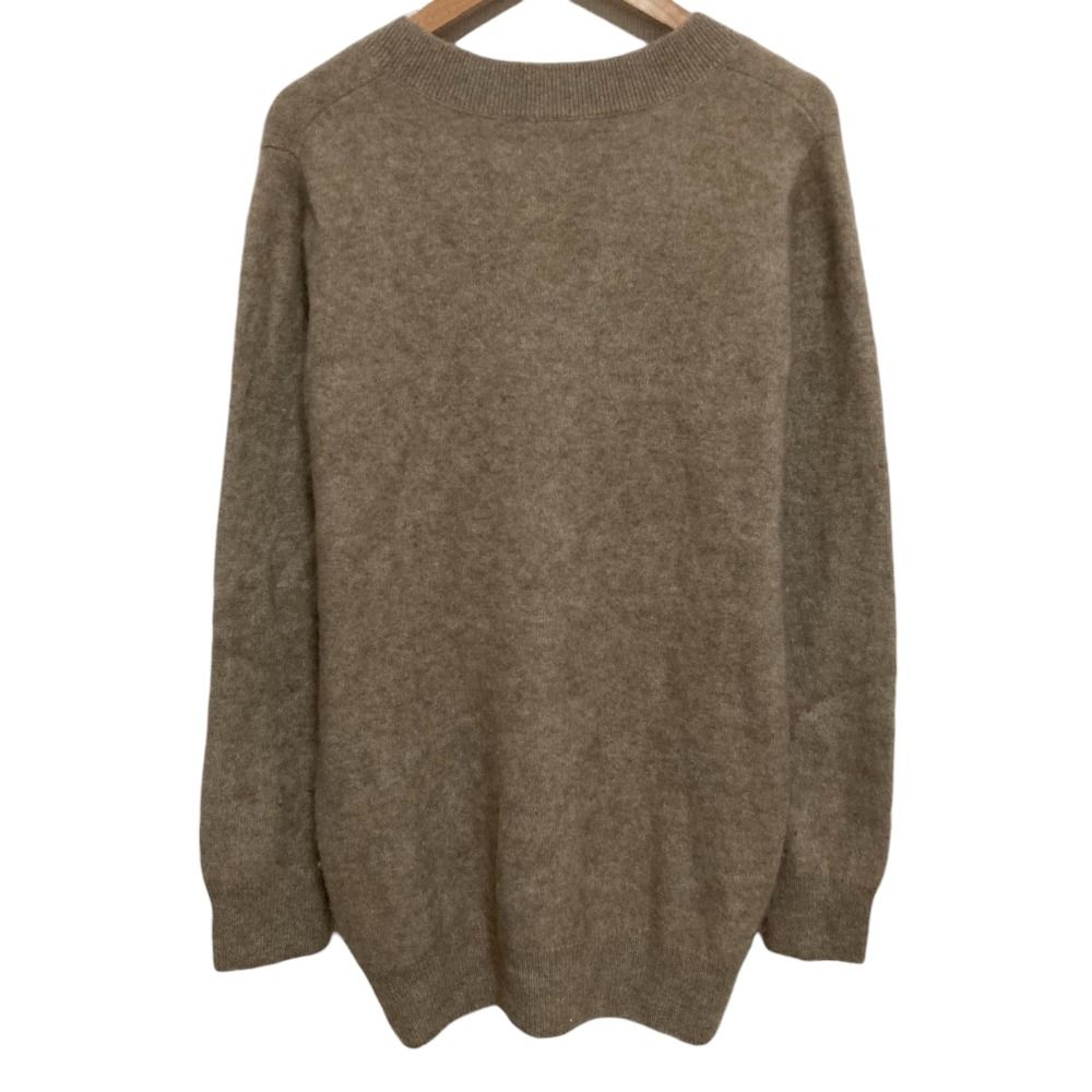 美品 Lisiere L'Appartement リジェール アパルトモン Cashmere V/N Knit カシミヤ100％ Vネック ニット セーター ブラウン レディース 古着 中古 美品 Lisiere L'Appartement リジェール アパルトモン Cashmere