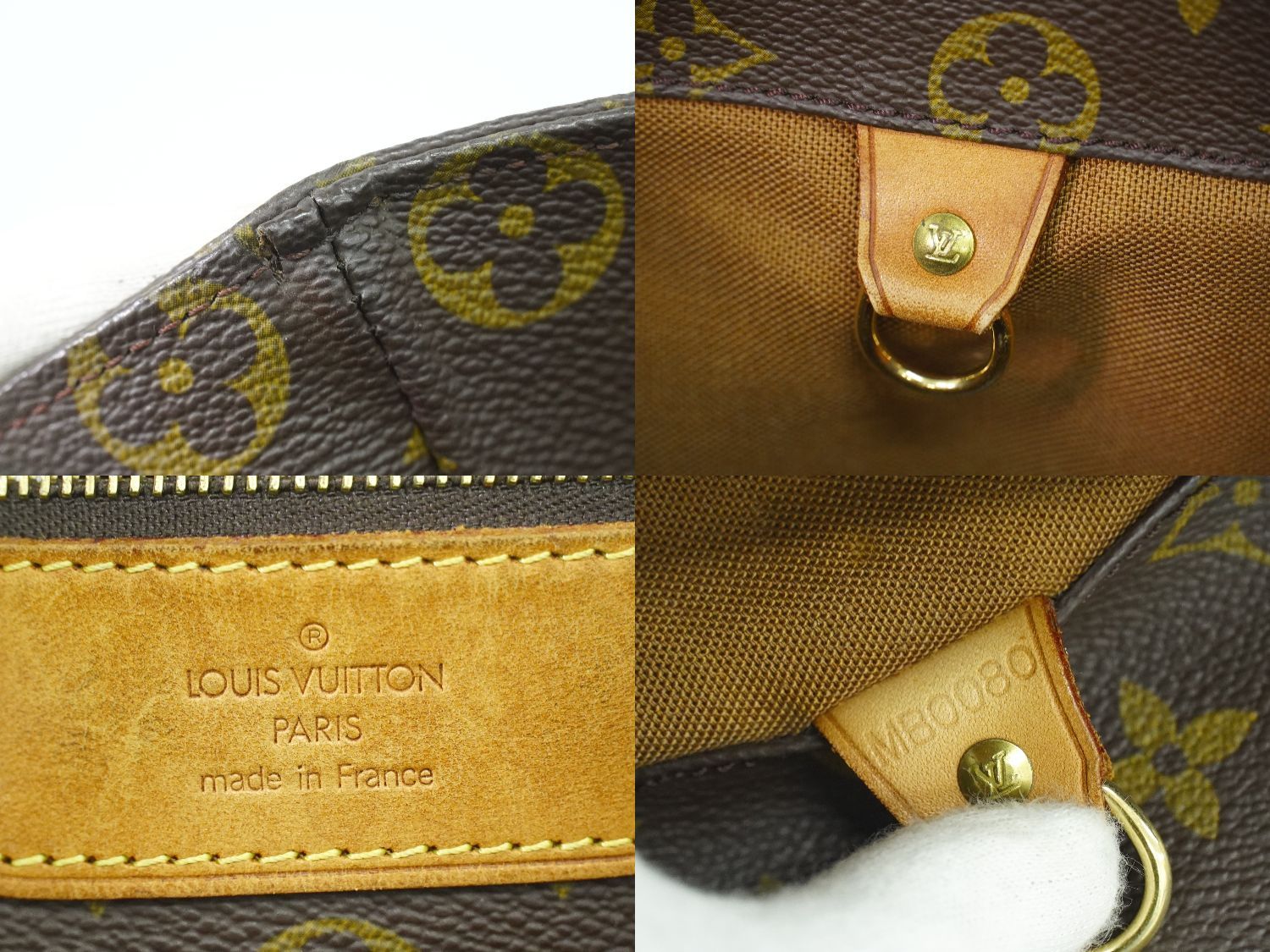 本物 ルイヴィトン LOUIS VUITTON LV サックショッピング モノグラム 