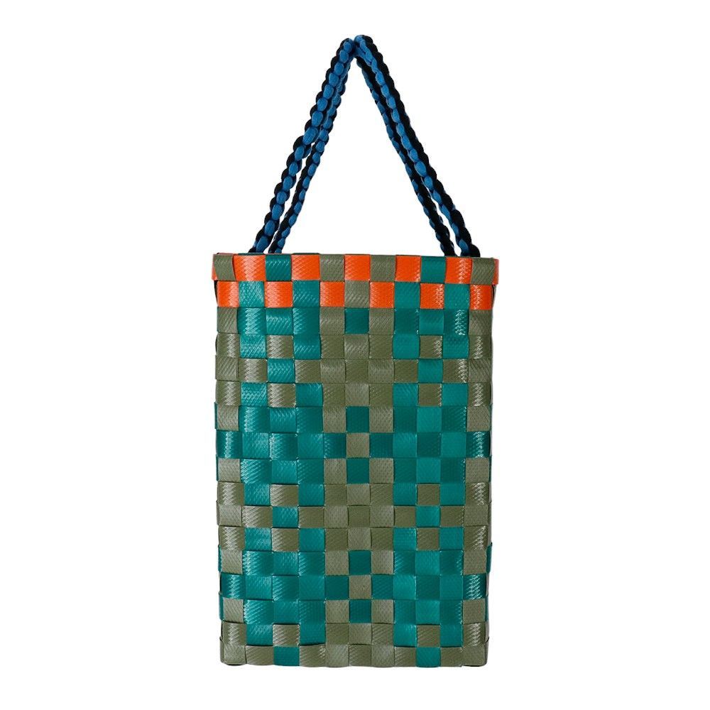 MARNI ジャージーハンドルバスケット グリーンティー マルニ バッグ MARNI ジャージーハンドル バスケット JERSEY