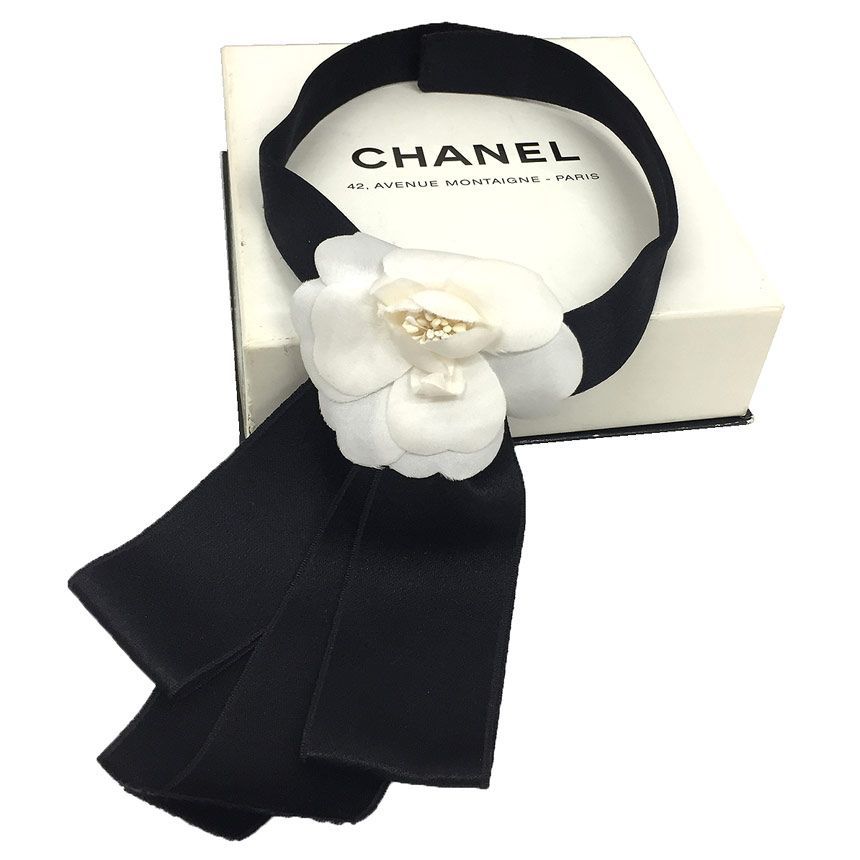 カメリア×リボン アレンジ自在 25A【CHANEL】 ツイリー カメリア×リボン アレンジ自在 25A【CHANEL】 ツイリー スカーフ