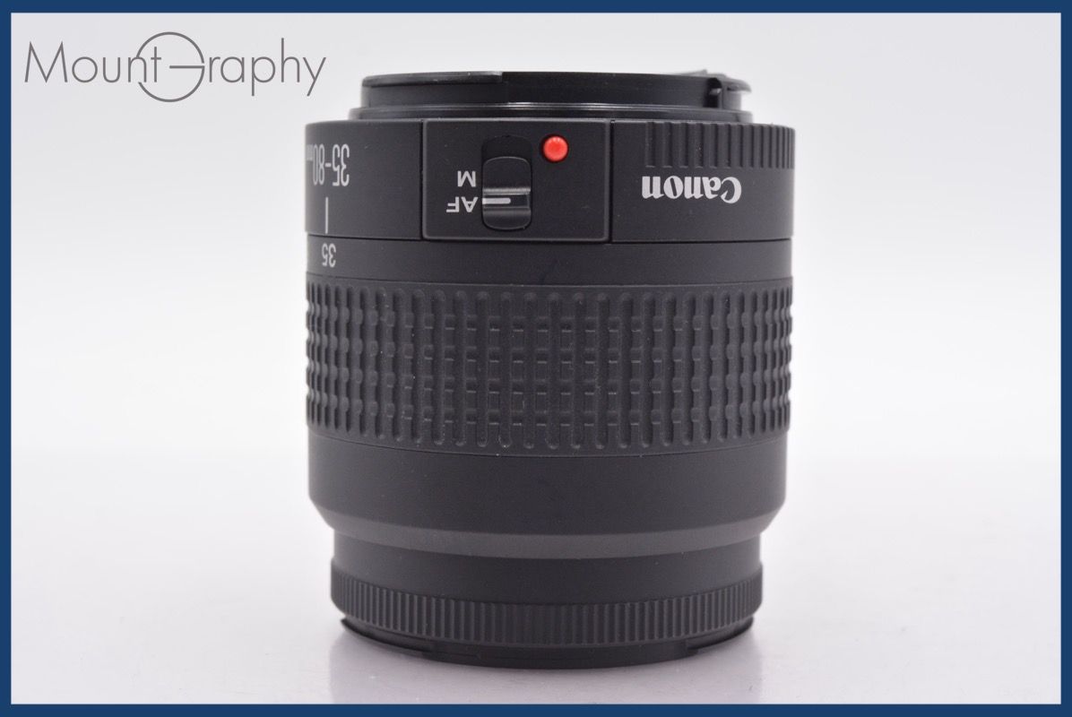 上 キヤノン Canon EF 35-80mm F4-5.6 III 前後キャップ-レンズフィルター付 完動 同梱可 mj4975