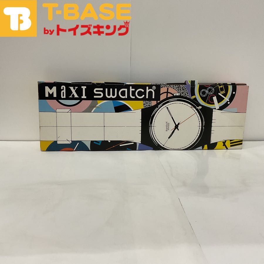 MaXI swatch 腕時計型 壁掛け 時計 スウォッチ マキシスウォッチ - メルカリ