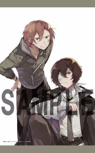 中古】タペストリー 太宰治＆中原中也(十五歳) 春河35イラスト