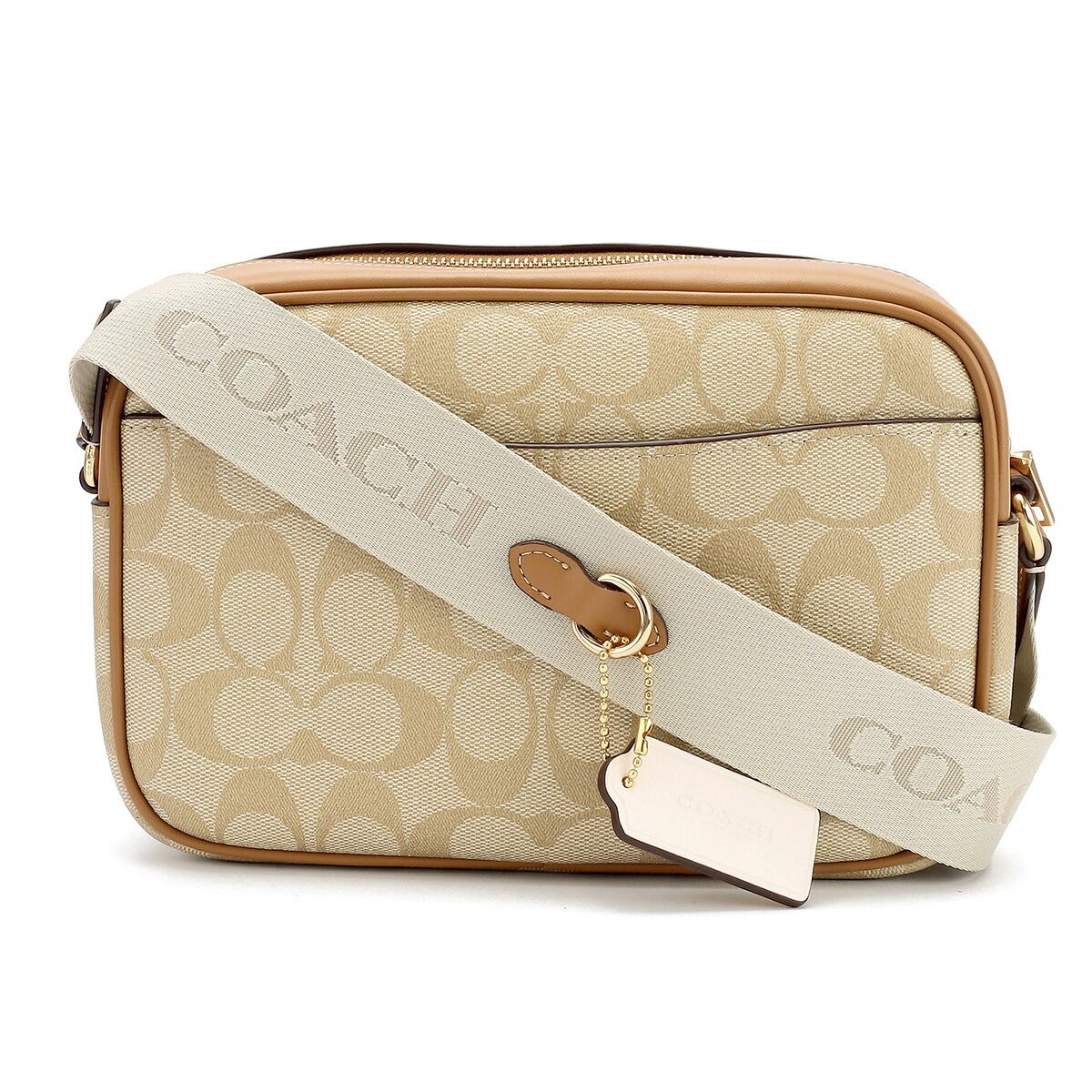 新品 コーチ COACH ショルダーバッグ ジェイミー カメラ バッグ ライトカーキ/チョークライトサドル 新品 コーチ COACH ショルダーバッグ ジェイミー カメラ バッグ ライト
