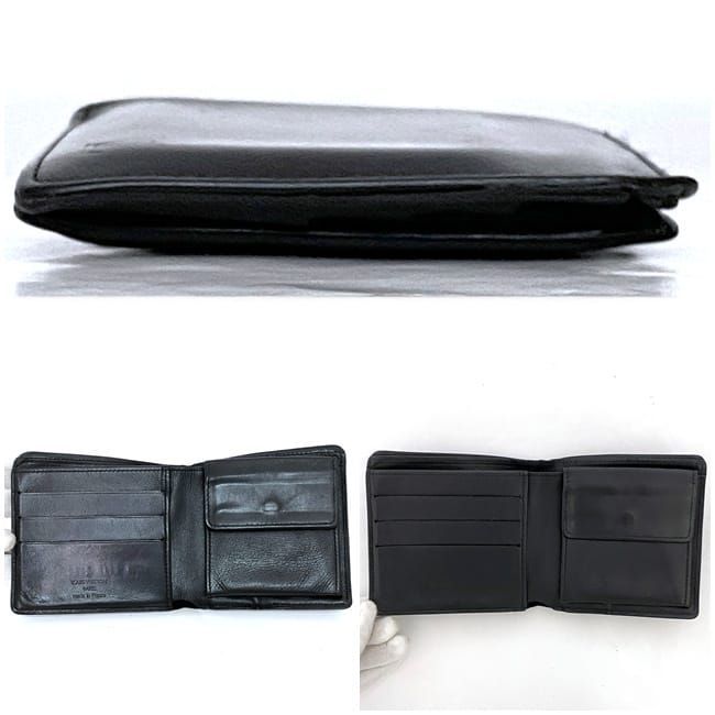 【良品】ルイヴィトン　折り財布　ポルトフォイユ　マルコ　レザー　ノワール　黒 良品】ルイヴィトン 折り財布 ポルトフォイユ マルコ レザー