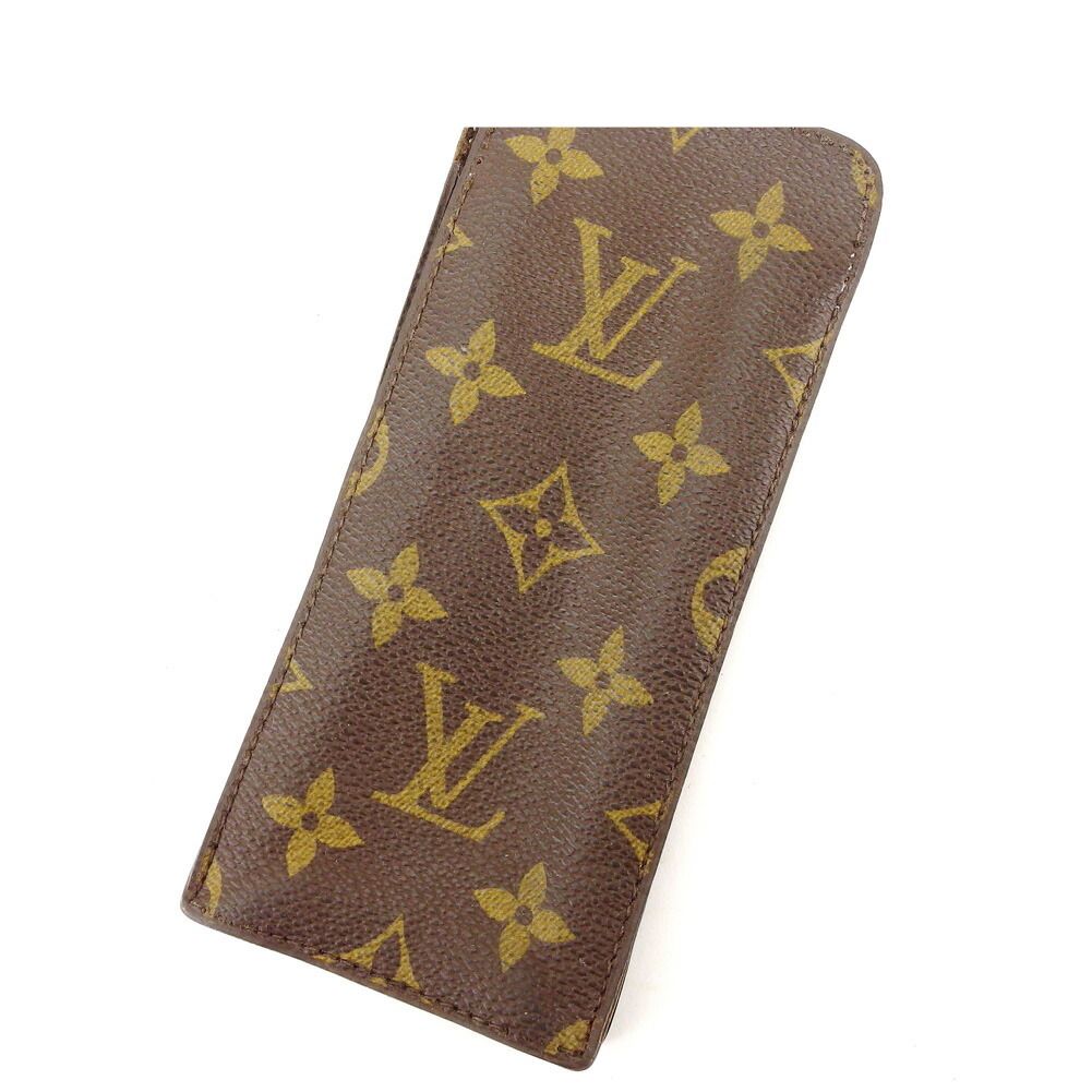 ルイ・ヴィトン LOUIS VUITTON メガネケース モノグラム ブラウン