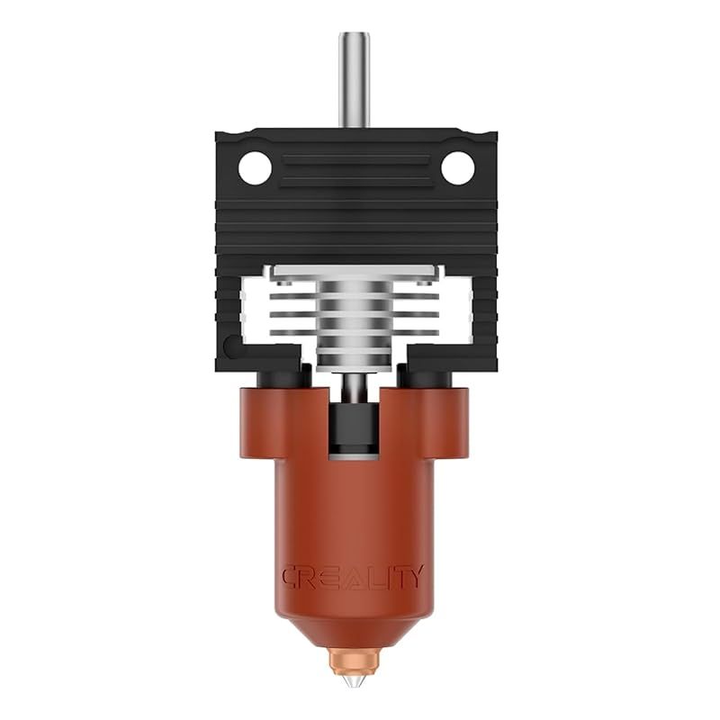 Creality 公式K1Cセラミックヒーティングブロックキット ハイフローホットエンド 300℃高温対応 600mm|s 高速プリント 3DプリンターK1|K1 Max|K1C用 1