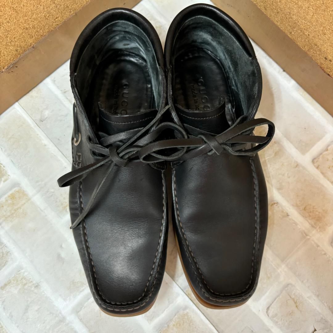 I338 ⭐ GUCCI チャッカブーツ 170304 - メルカリ 