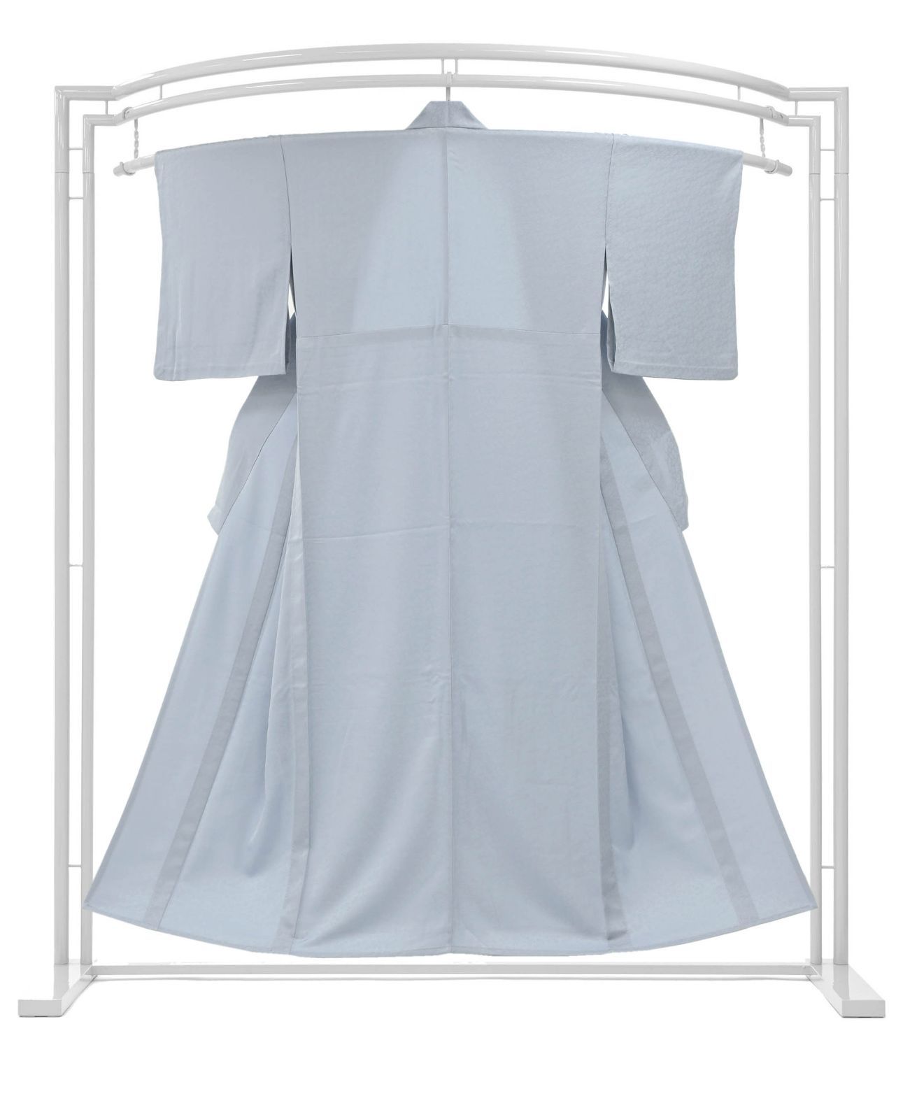 東レシルック|単衣仕立て|色無地|居敷当付き|花の吹き寄せ 薄花色|身丈160 裄68|1558774