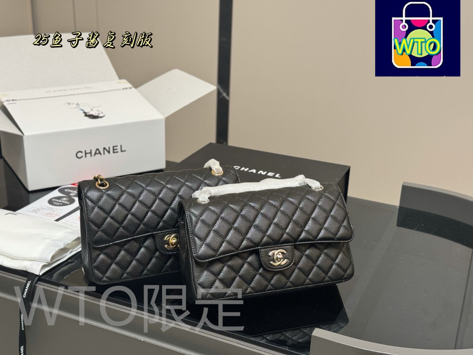今日特価】CHANEL CF 25cm トップグレード サーモンレザー