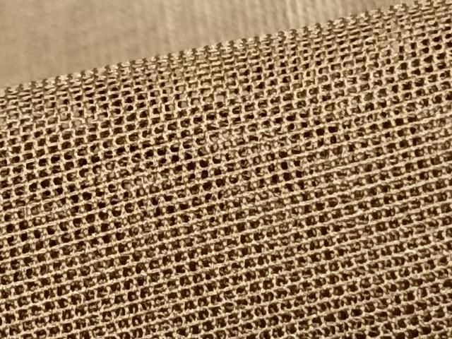 平和屋着物▽男性 長羽織 スリーシーズン 塵除け 紅消鼠色 正絹