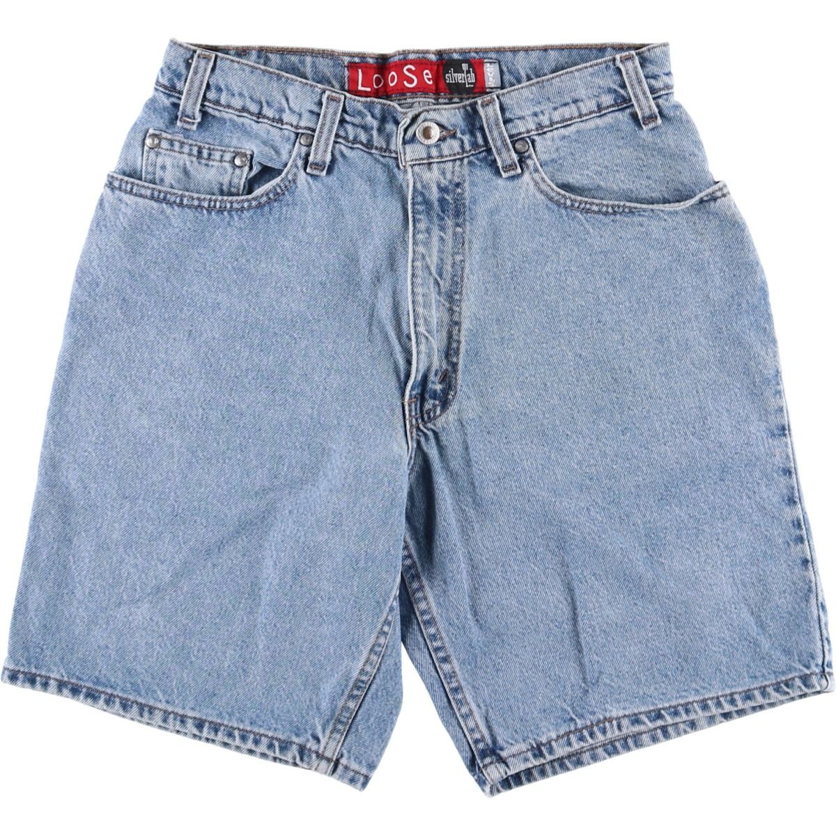 古着 90年代 リーバイス Levi s SILVER TAB シルバータブ LOOSE ルーズ デニムショーツ ショートパンツ メンズw31相当|eaa542851