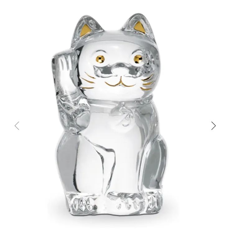 新品未使用】 バカラ 招き猫 クリア Sサイズ まねき猫 まねきねこ  
