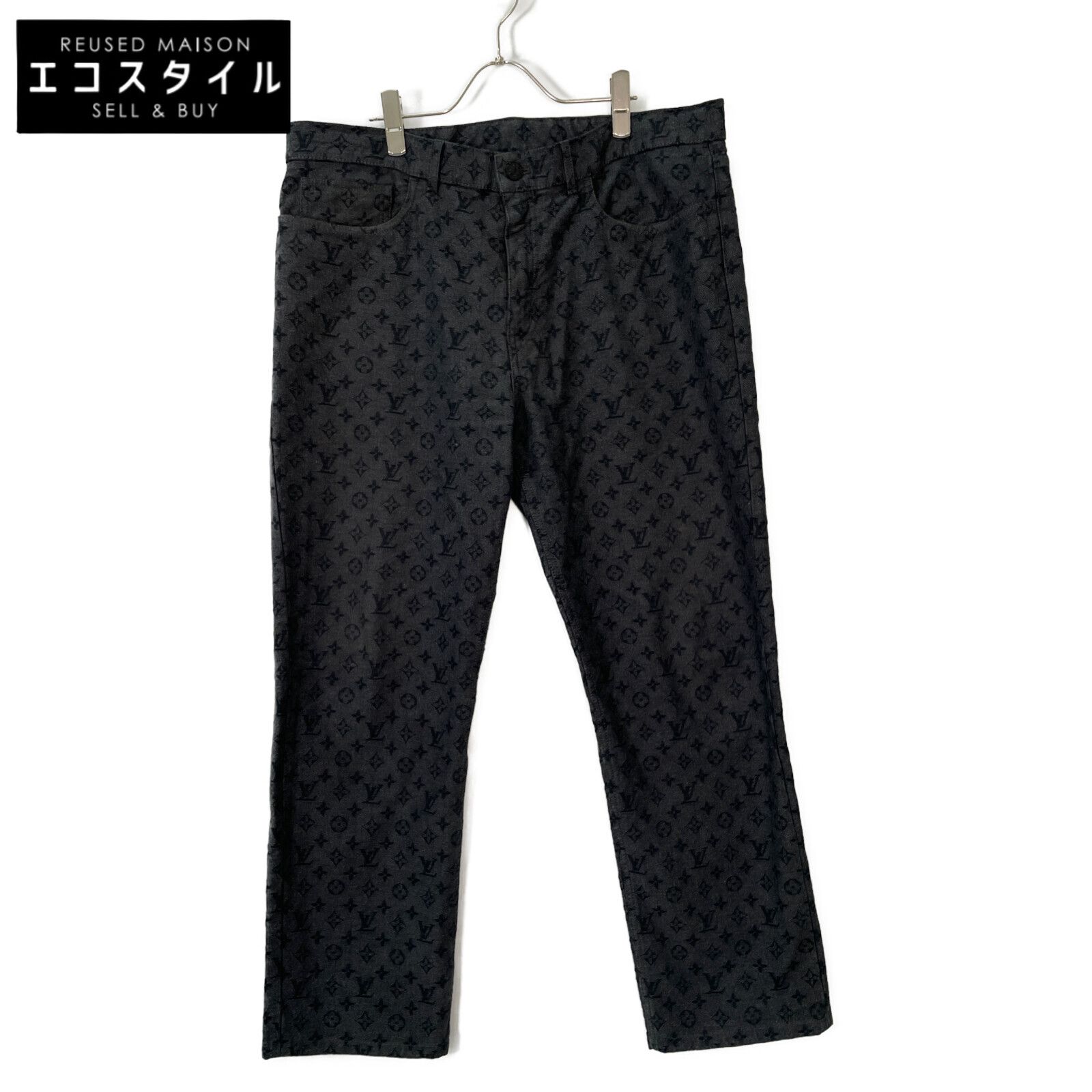 LOUIS VUITTON ルイヴィトン ｘNBA【国内正規】HKD05WZNY モノグラム ジップフライ デニムパンツ/ 38