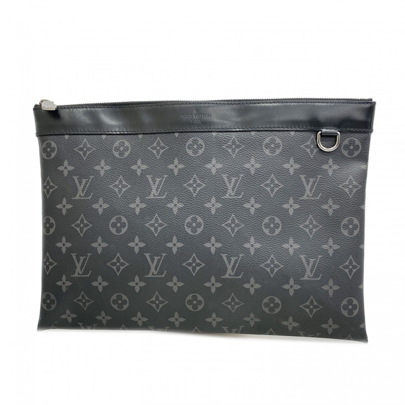 ルイ・ヴィトン(Louis Vuitton) ルイ・ヴィトン クラッチバッグ モノグラム・エクリプス ポシェットディスカバリー M62291  ブラック グレーメンズ