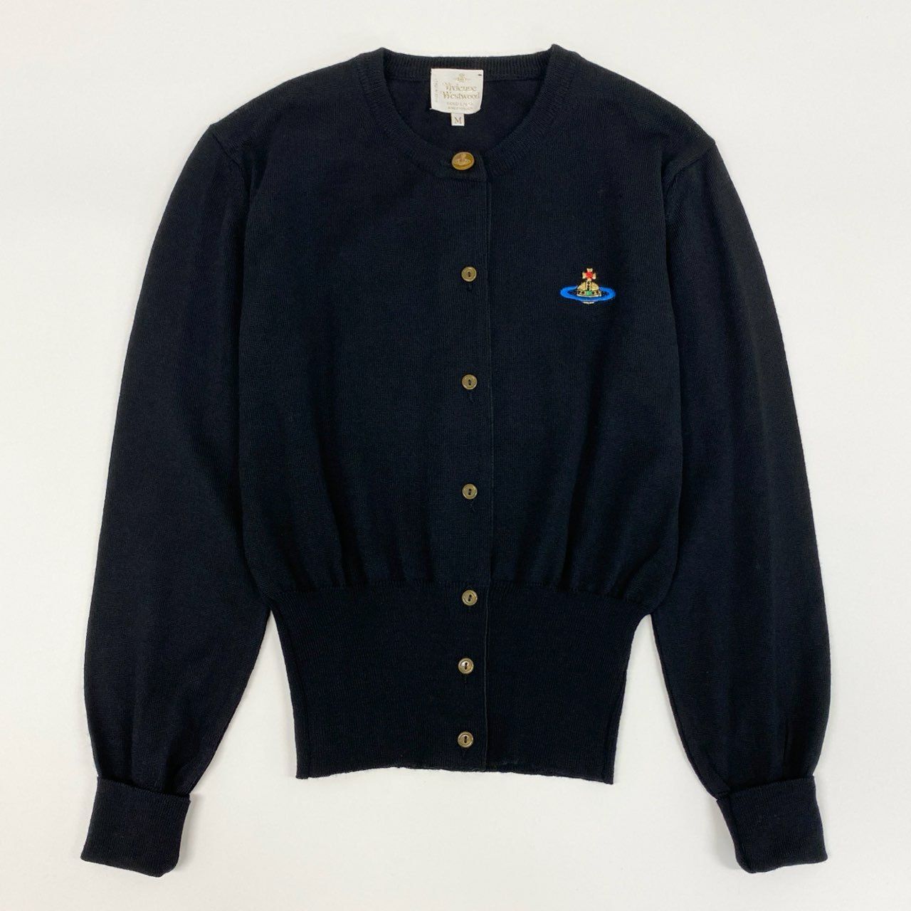 希少 ヴィヴィアンウエストウッドゴールドレーベル オーブ ニット カーディガン Vivienne Westwood ゴールドレーベル オーブ ニットカーディガン