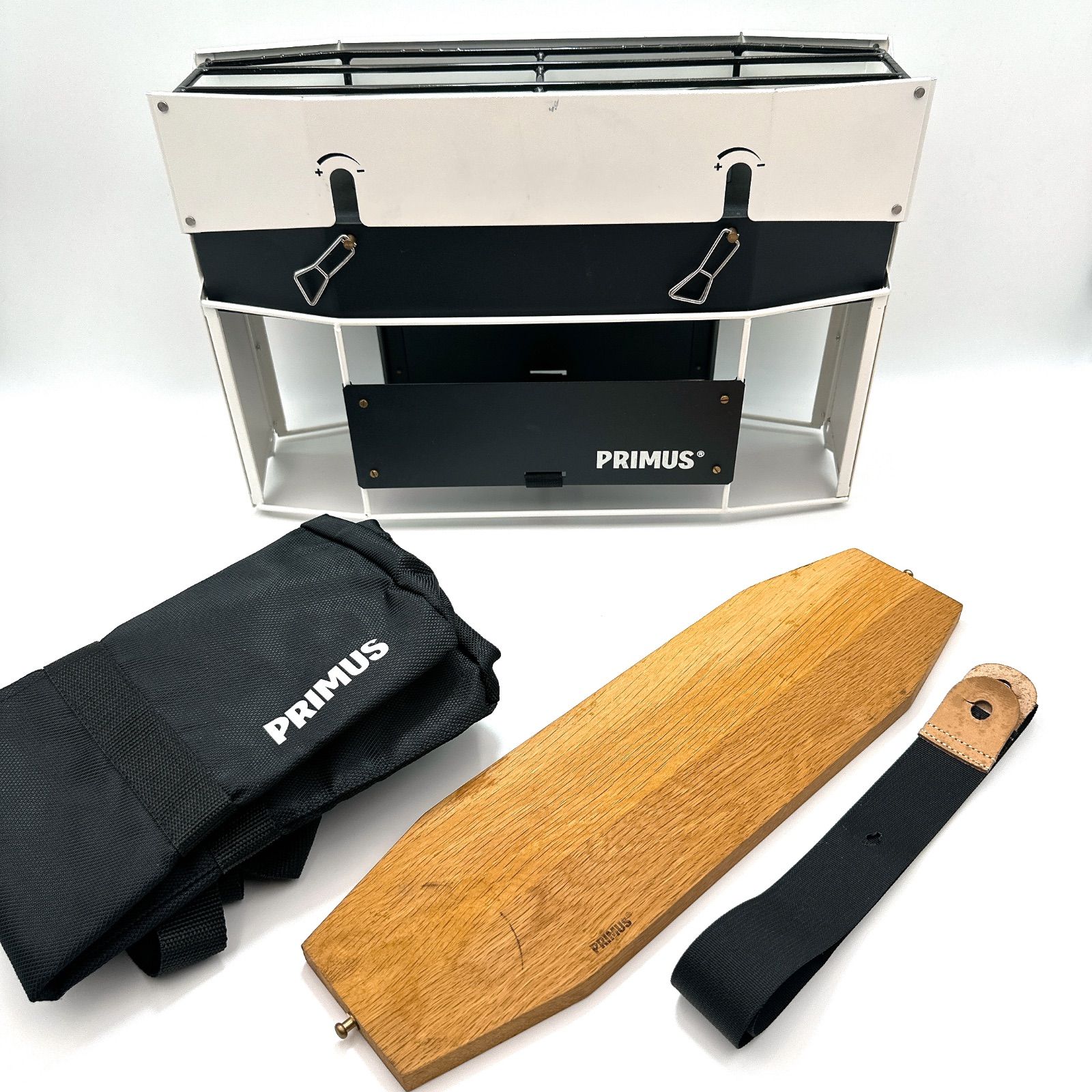 PRIMUS ONJA プリムス オンヤ ツーバーナーコンロ ガスストーブ 木製ボード付き アウトドア キャンプ用品