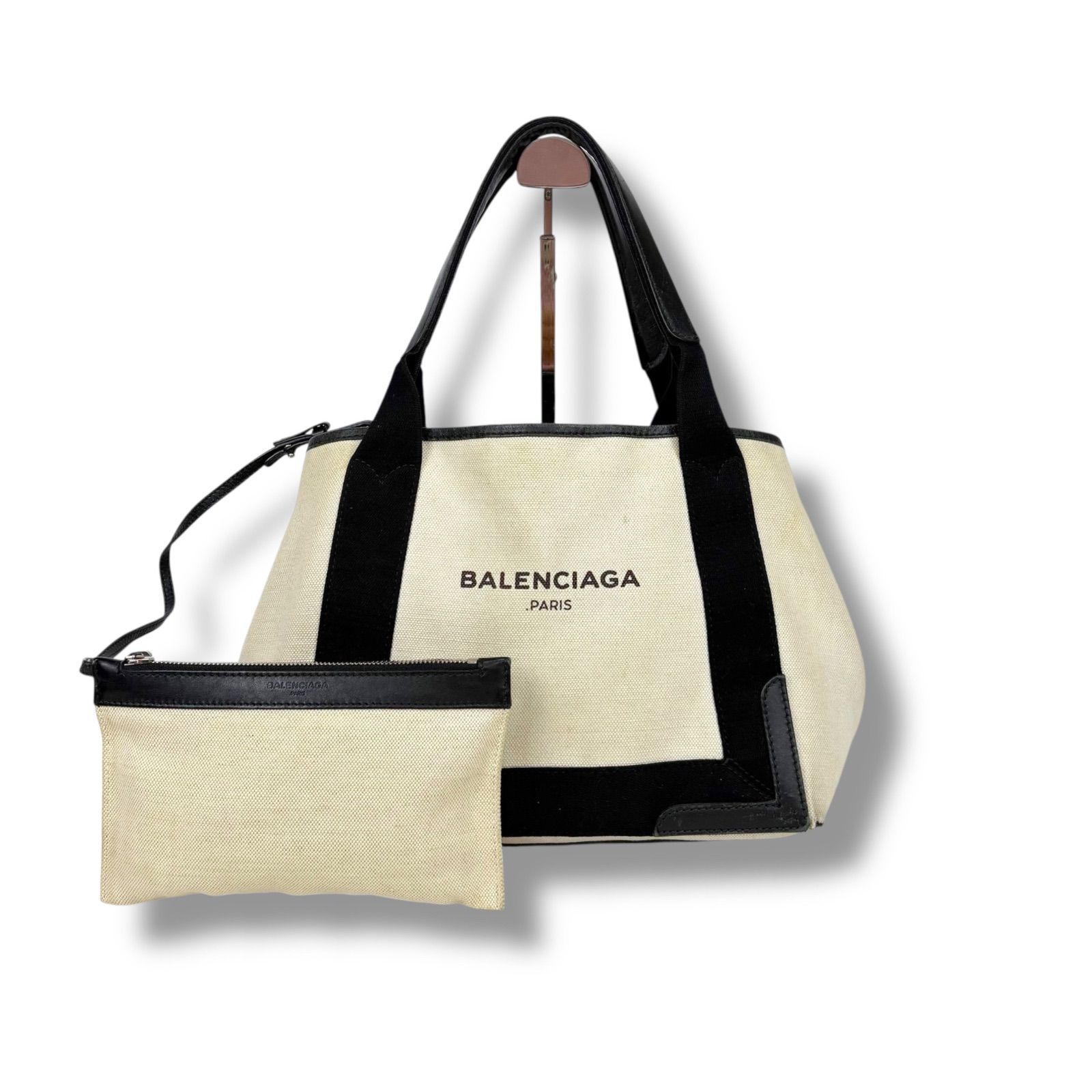 BALENCIAGA バレンシアガ ハンドバッグ カバスS ポーチ付き バレンシアガ BALENCIAGA カバスS トートバッグ ポーチ付き