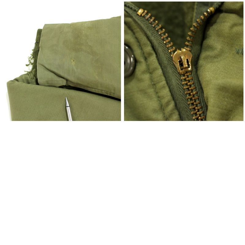 70s USA製 vintage U.S.NAVY ステンシルプリント A-2 デッキ
