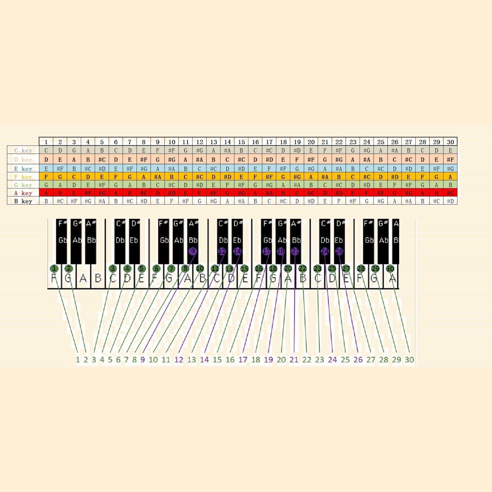 在庫セールWingostore 30弁手回しオルゴール音楽ボックスMovement with