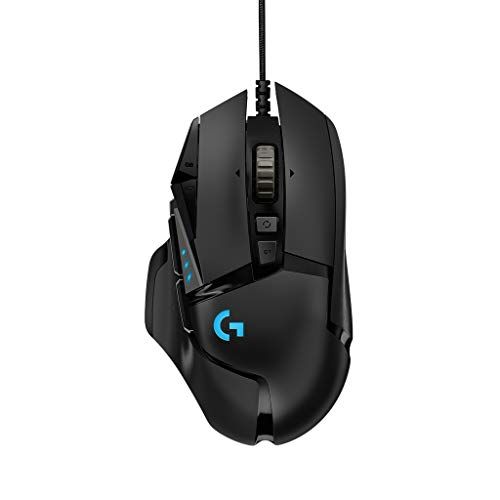 Logicool G ゲーミングマウス G502 有線 USB 接続 マウス HERO 25Kセンサー G502RGBh