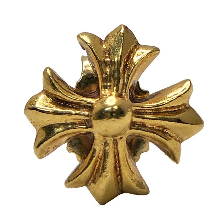 ChromeHearts クロムハーツ 22K No2 CH PLS 22K CHプラス スタッドピアス 22金 K22 ゴールド