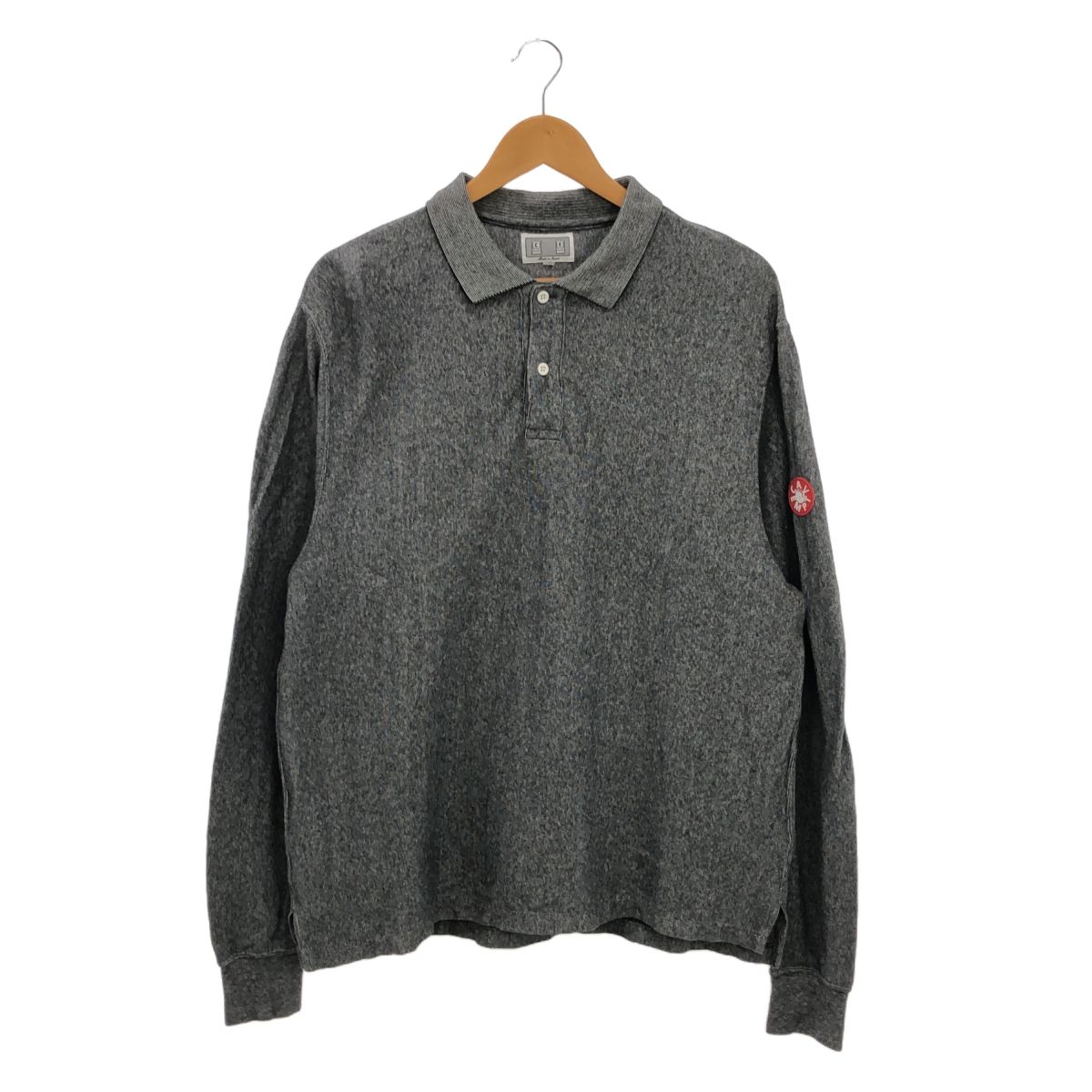 C.E CAVEMPT ロングスリーブポロ C.E/CAVEMPT STRIPE RIB LONG SLEEVE POLO ロングスリーブ 長袖