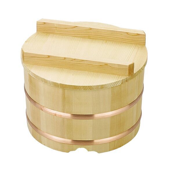 江戸びつ かぶせびつ (さわら材)21cm 飯びつ 乗せびつ 21cm 7寸(5合) ヤマコー 江戸びつ(サワラ製)24cm 7合