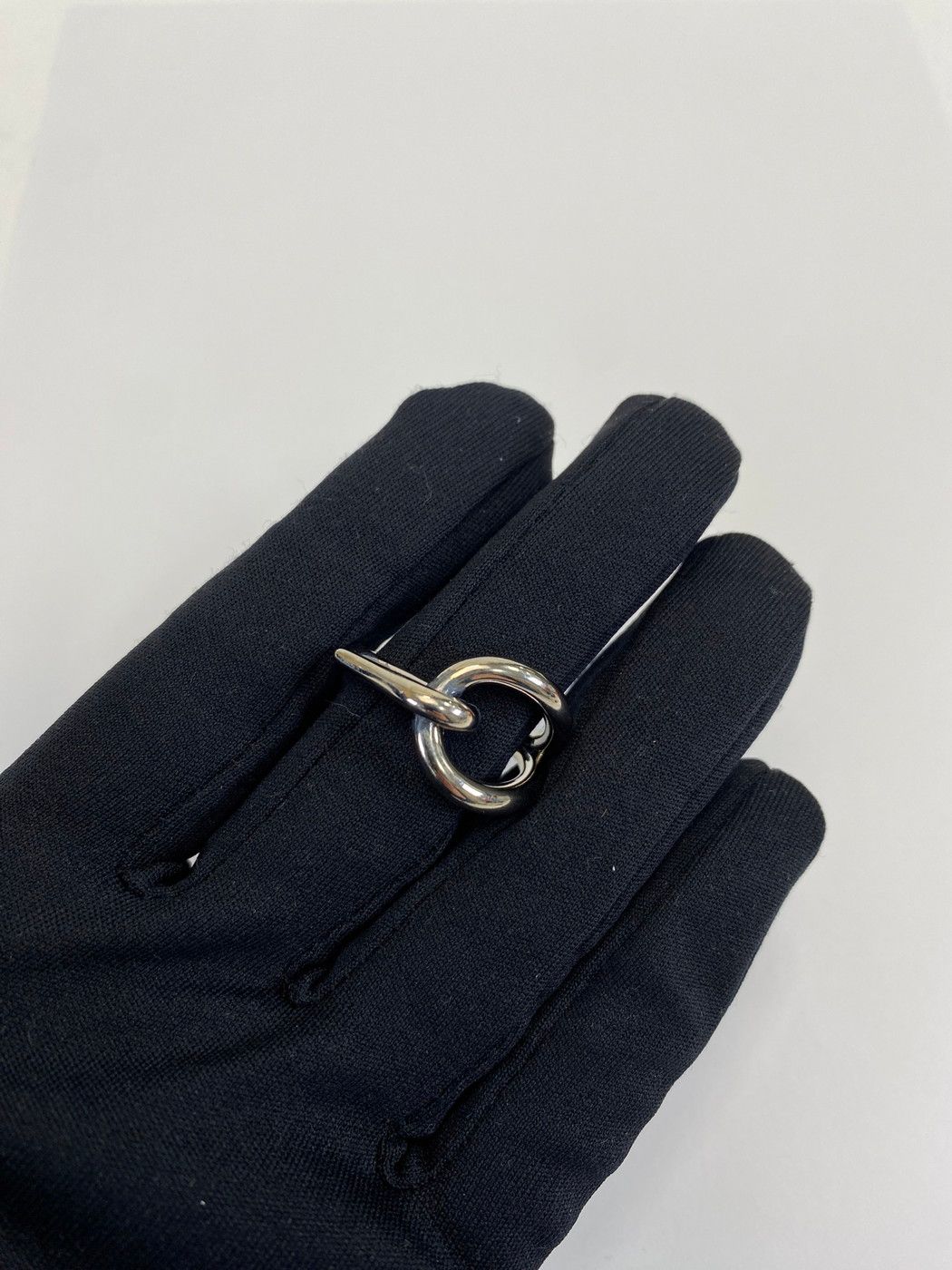 エルメス ジャンボ フック スカーフリング シルバー 9544 エルメス ジャンボ フック スカーフリング シルバー 9544