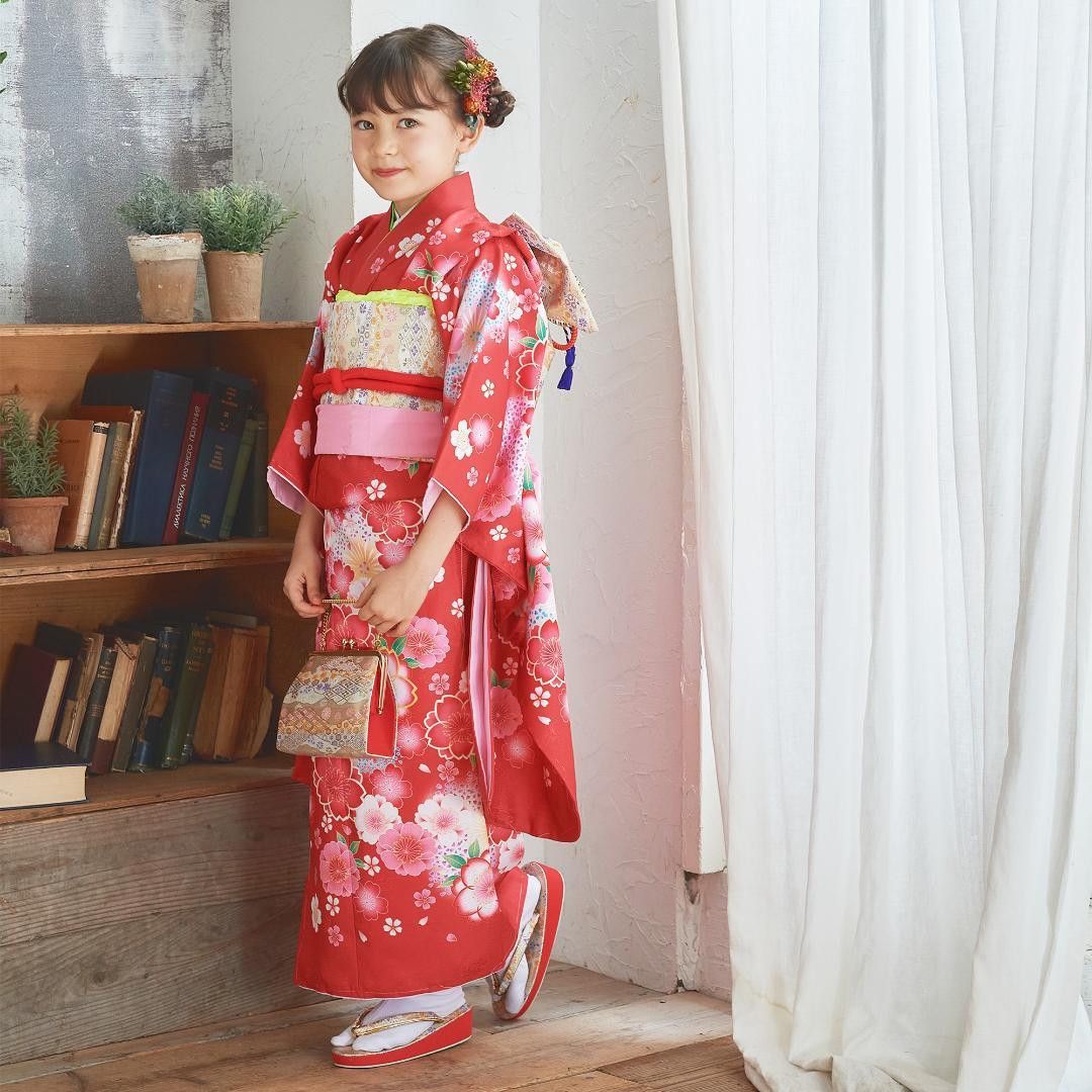 七五三 7歳 四つ身着物フルセット ペーパー