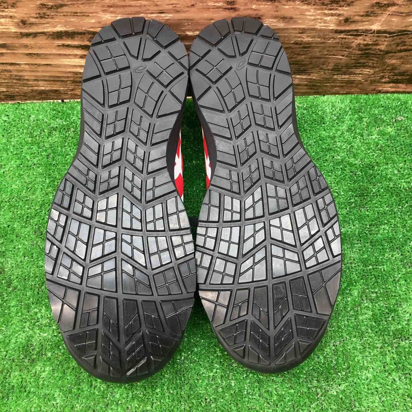 アシックス スニーカーブーツ WINJOB CP113 クラシックレッド ホワイト 27.0 cm 3E 川越店 BRIGHTFACE_UK