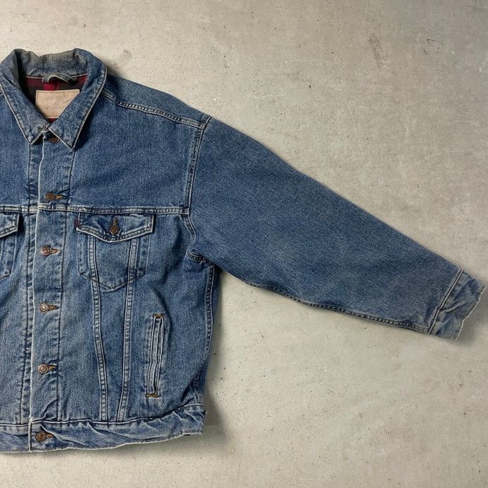 古着 90s USA製 Levi's 70427 バッファロー チェック