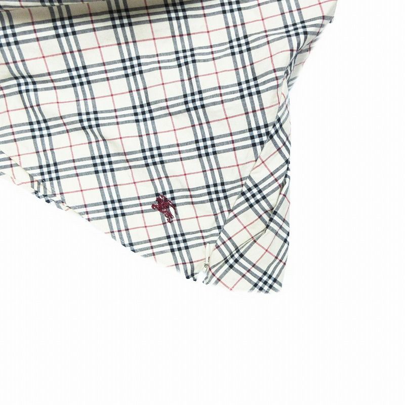 バーバリー ブルーレーベル BURBERRY ノバチェック ノースリーブ V
