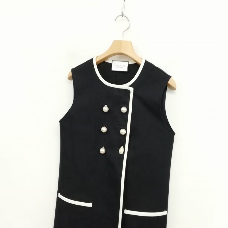 seven ten by miho kawahito 1S504 セブンテン 18SS パールボタン 2way  