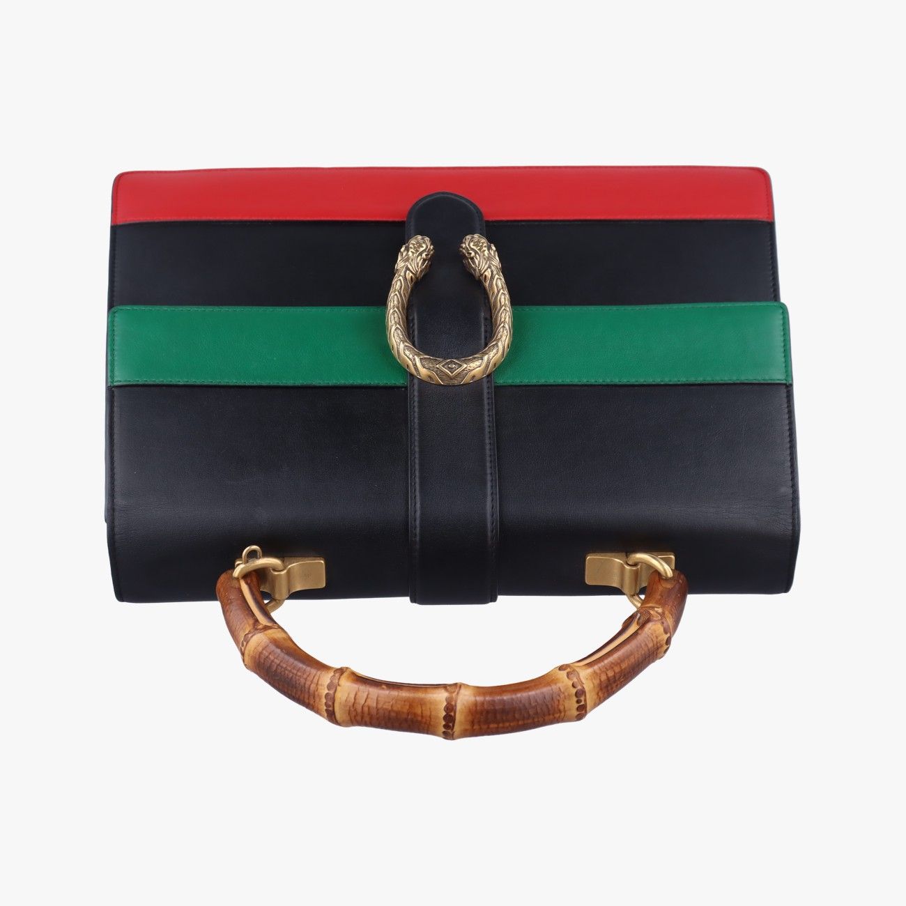 グッチGucciディオニュソスブラック×グリーン×レッドレザー421999E019267976