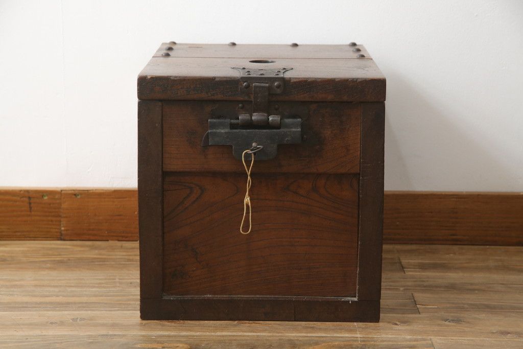 賽銭箱 修復済み アンティーク