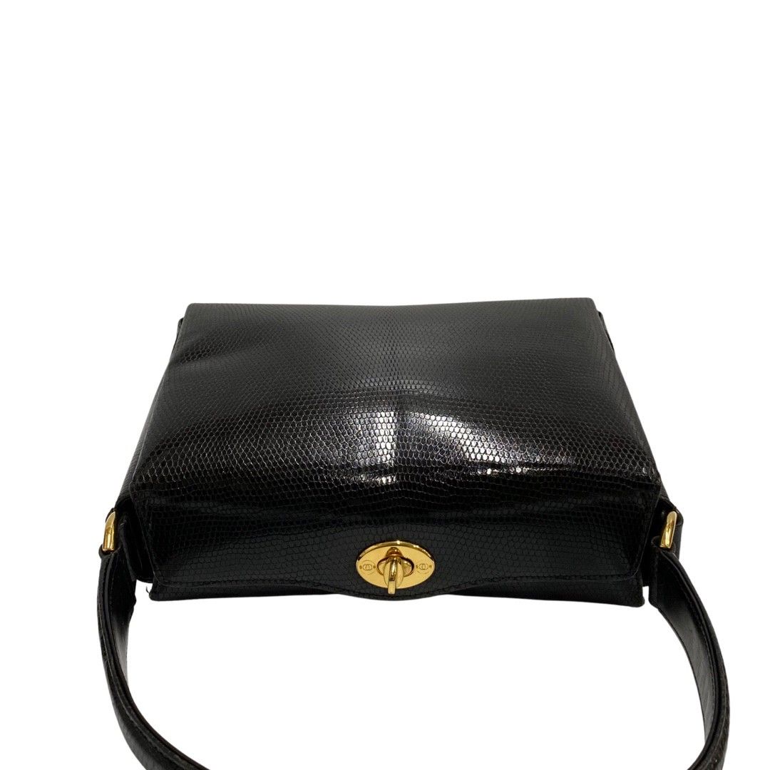 GUCCI オールドグッチ　GG型押しレザー ハンドバッグ 極 美品 GUCCI オールドグッチ グッチ ヴィンテージ ターン