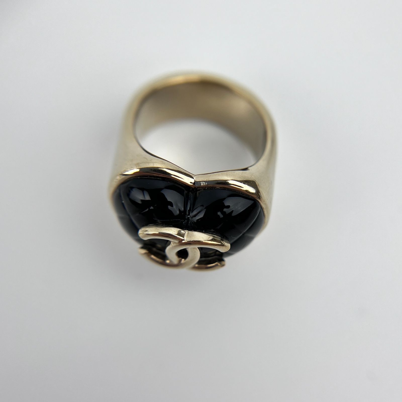 中古】CHANEL シャネル ココマーク アクセサリー マトラッセ リング  