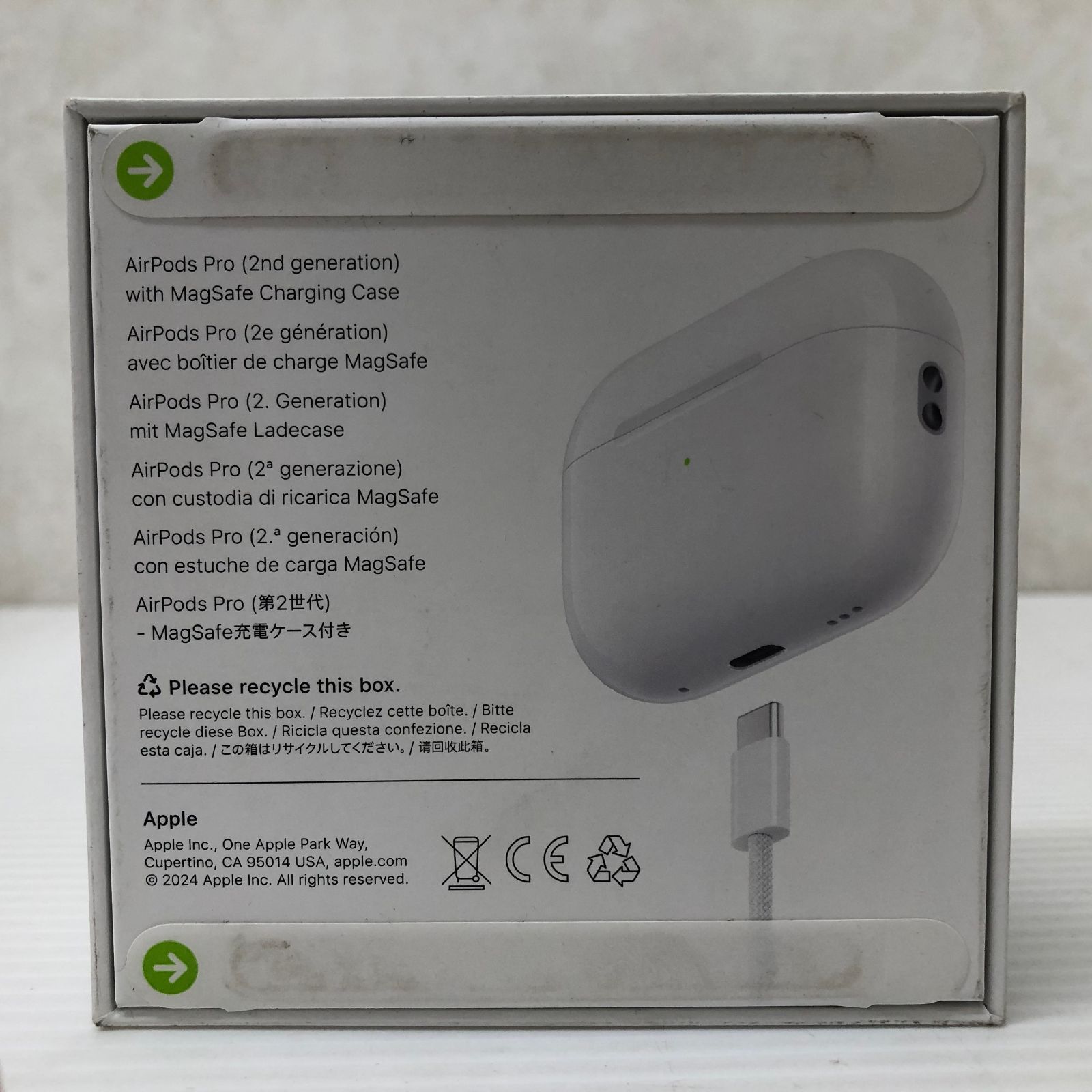3/23まで【中古】MagSafe対応 AirPodsPro2 MTJV3J/A Apple AirPods Pro 2 MagSafe充電ケース(USB-C)付き MTJV3J/A 価格比較