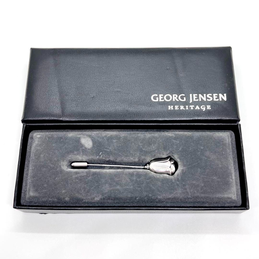 美品☆GEORG JENSEN ジョージ ジェンセン 2007 ピンブローチ