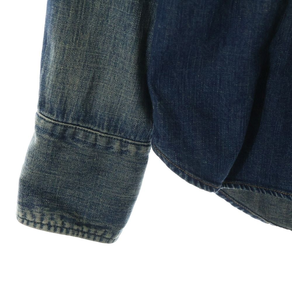 RUDE GALLERY BLACK REBELデニムシャツ RUDE GALLERY BLACK REBEL スワロー スーベニアシャツ - メルカリ
