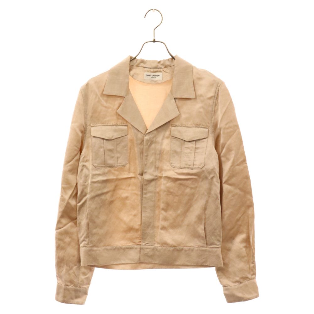 21SS SAINT LAURENT PARIS サンローラン サテンジャケット