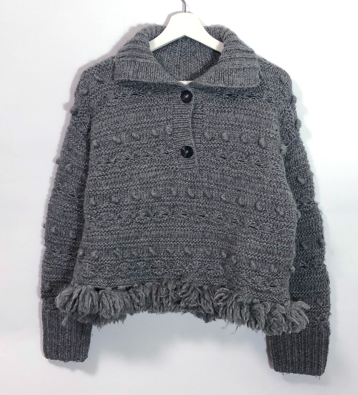 全品大幅値下げ！ 人気|即完|グレー| Pheeta フィータ ニットシリーズ Clara|フリンジニット ナチュラル Fringe knit natural ユナイテッドアローズ