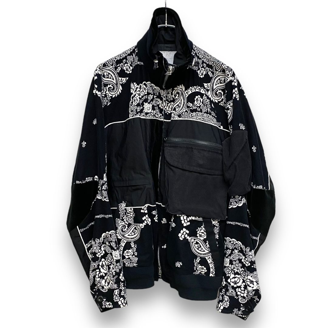 SACAI 19AW フローラル柄コーデュロイ切替ブルゾン サイズ3 - メルカリ