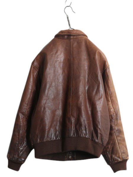 80's バナナリパブリック　A2フライトジャケット 80's Banana republic A-2 type leather jacket |
