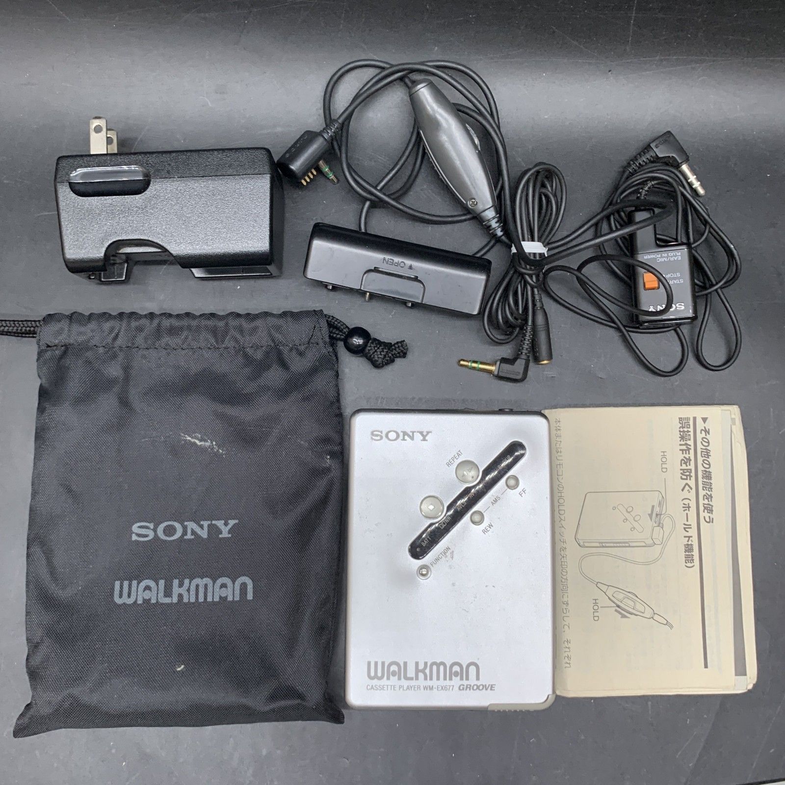 N366 SONY ソニー ウォークマンWALKMAN WM-EX677 ポータブルカセットプレーヤー 動作未