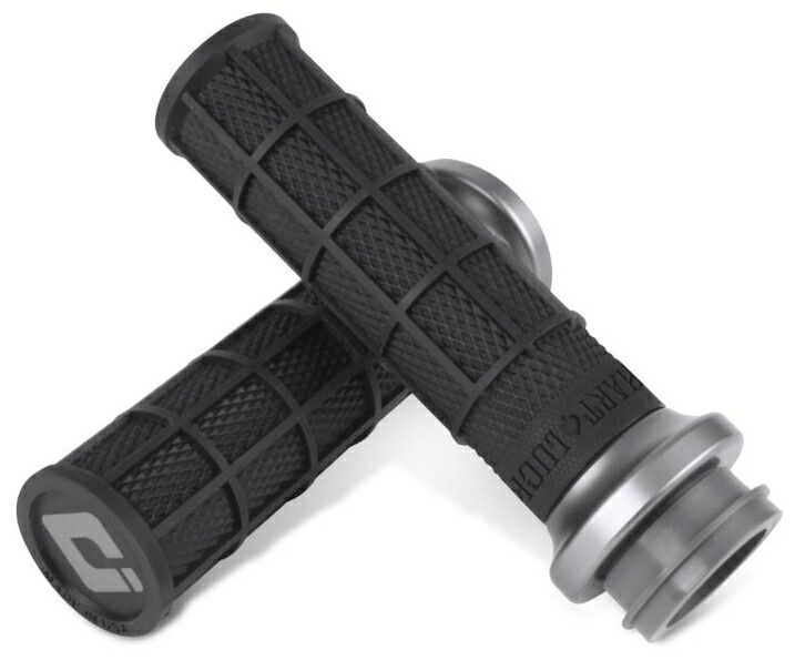 HART-LUCK LOCK-ON グリップ ケーブルスロットル ブラック/ガンメタル