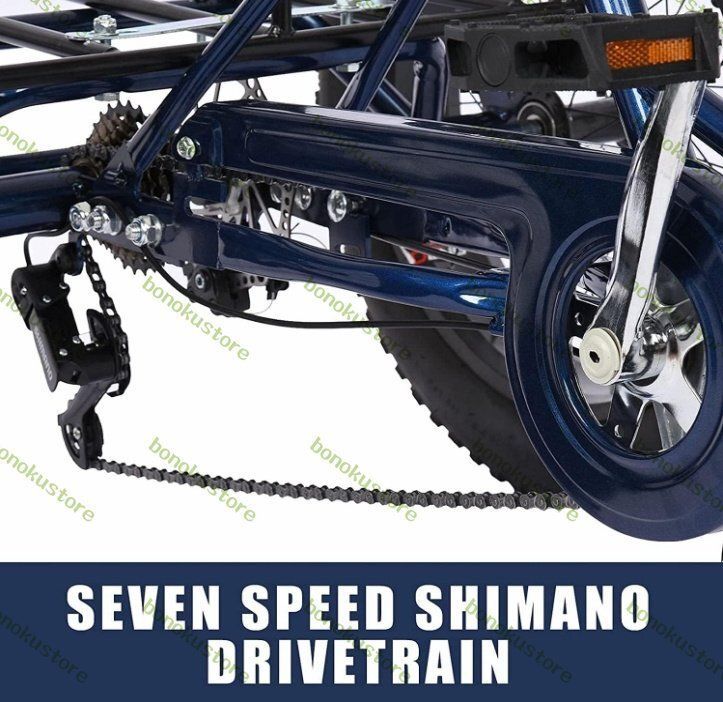 b大人の三輪車の自転車1|7スピードの3輪ショッピングのための3輪