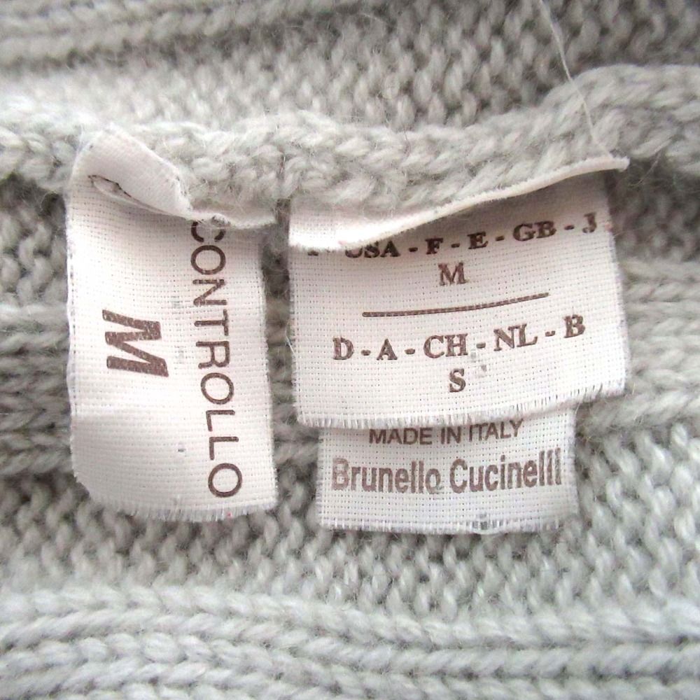 良品 BRUNELLO CUCINELLI ブルネロクチネリ カシミヤ100% ジップアップ  